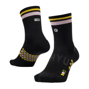 SHYU - Racing Socks - Black/Pastel/Amber