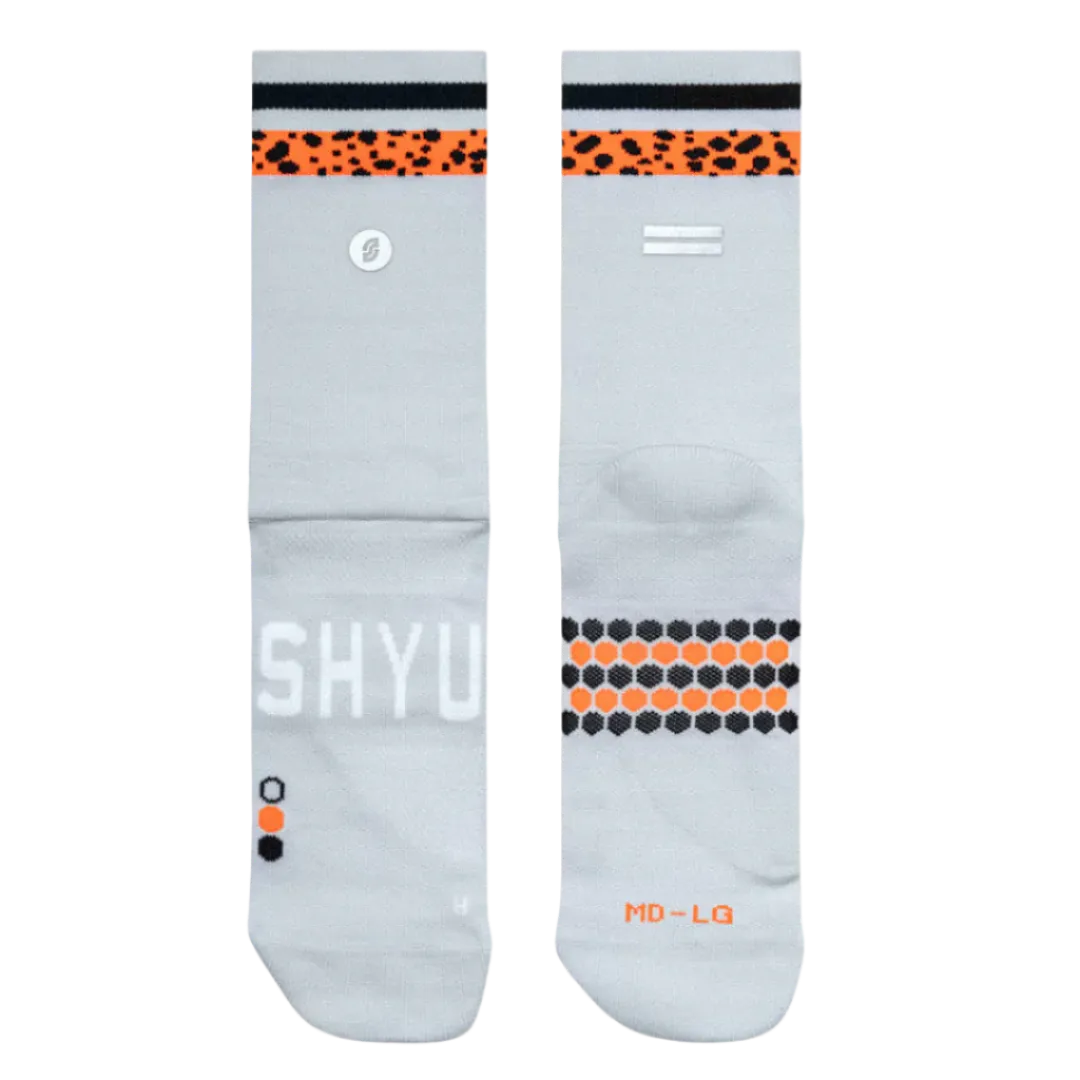 SHYU - Racing Socks - Grey/Safari/Charcoal