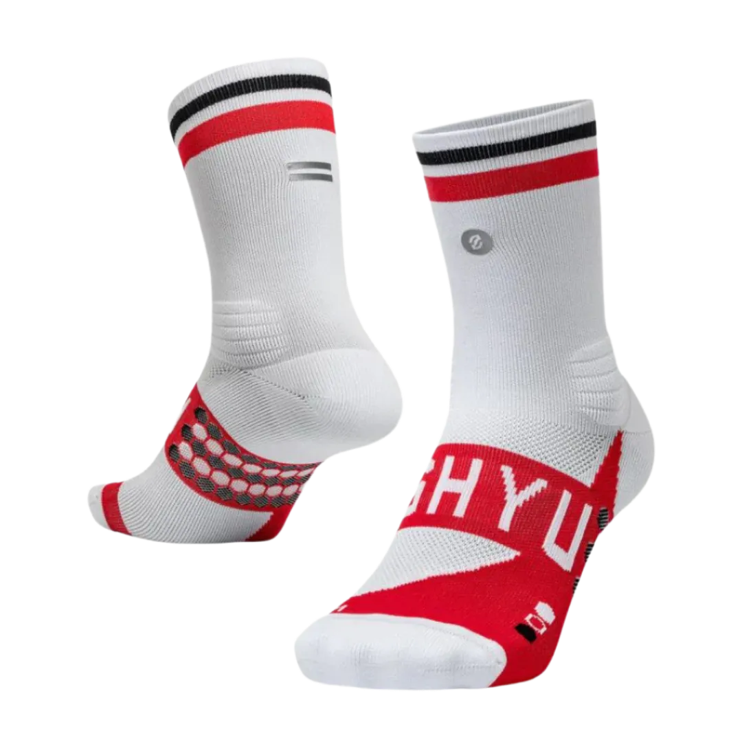 SHYU - Racing Socks - White/Red/Black