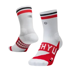 SHYU - Racing Socks - White/Red/Black