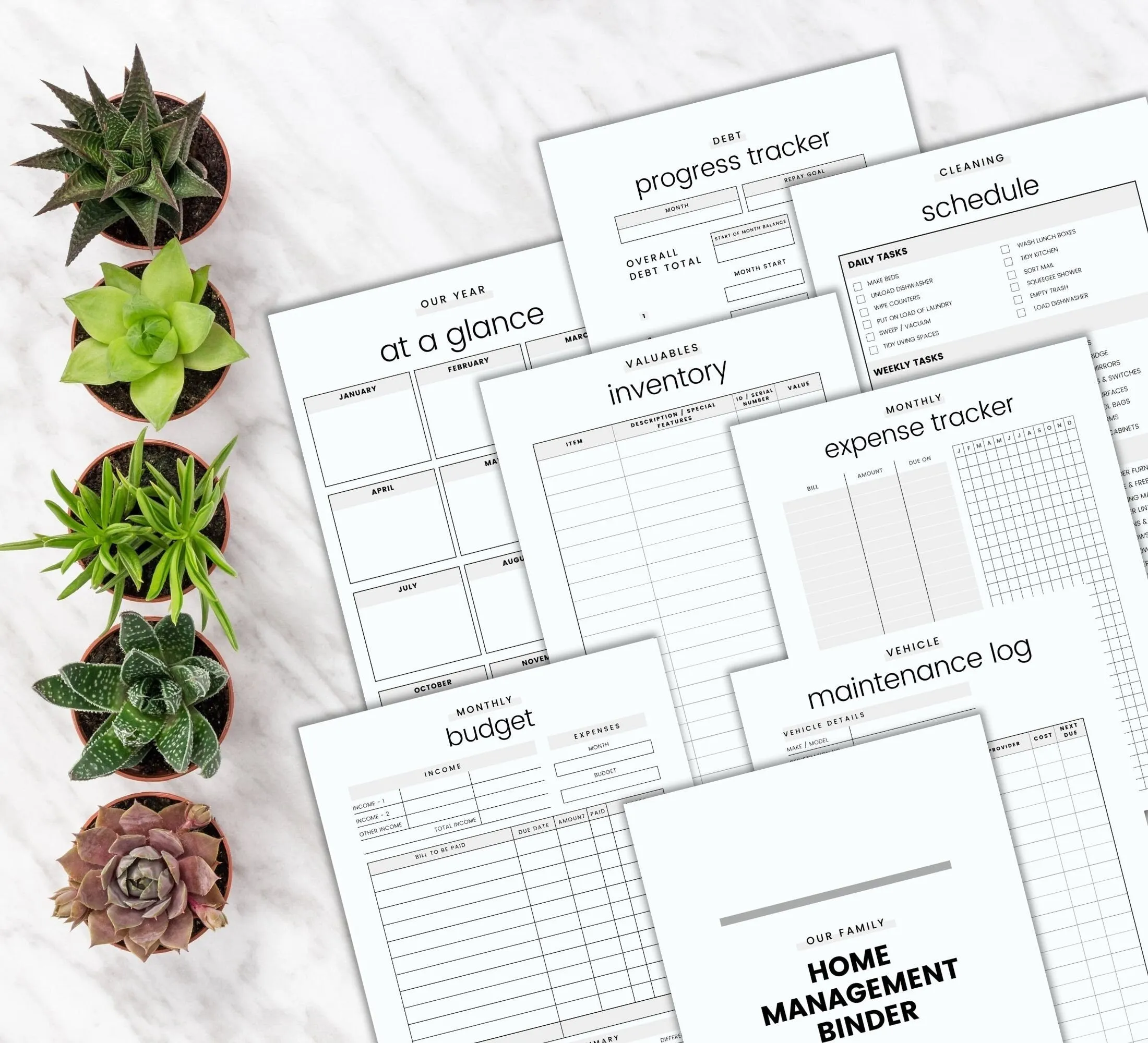 Simplify My Life Home Management Binder Kit