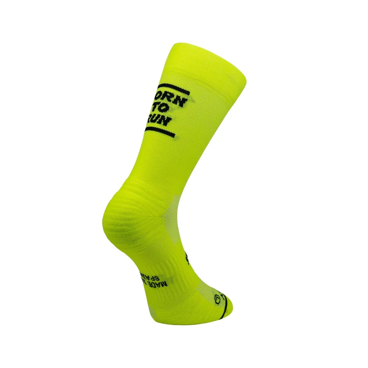 Socks Sporcks Born To Run Yellow