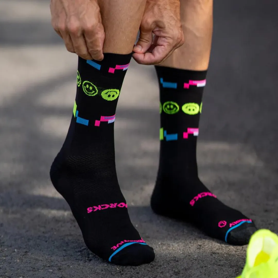 Sporcks - Running Sock - 80's Night Black