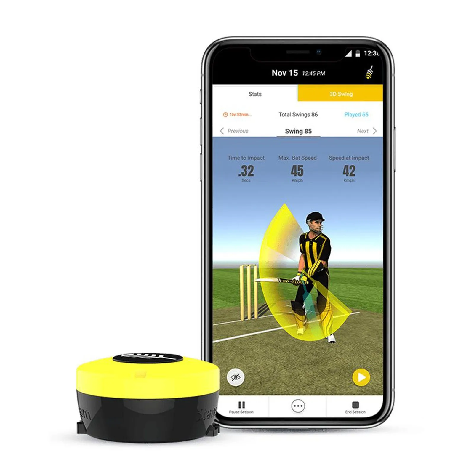 Stancebeam Striker Cricket Bat Sensor