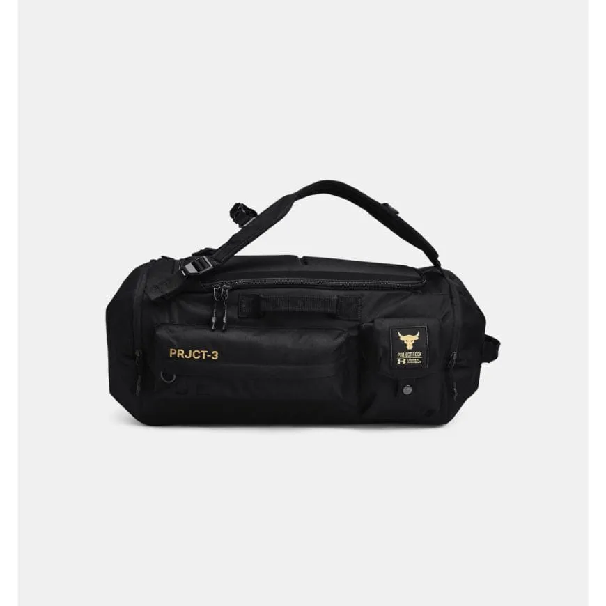 Under Armour Project Rock Unisex Training Bag Black/Gold