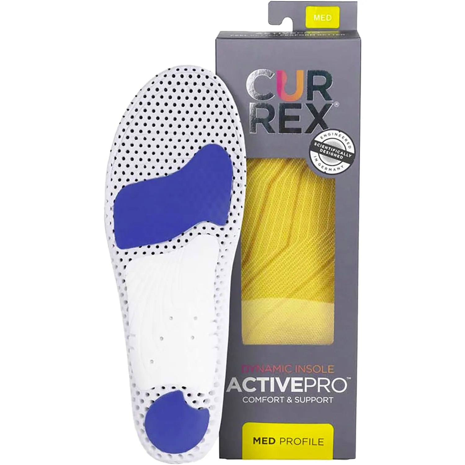 Unisex Currex Active Pro Medium Arch Insoles