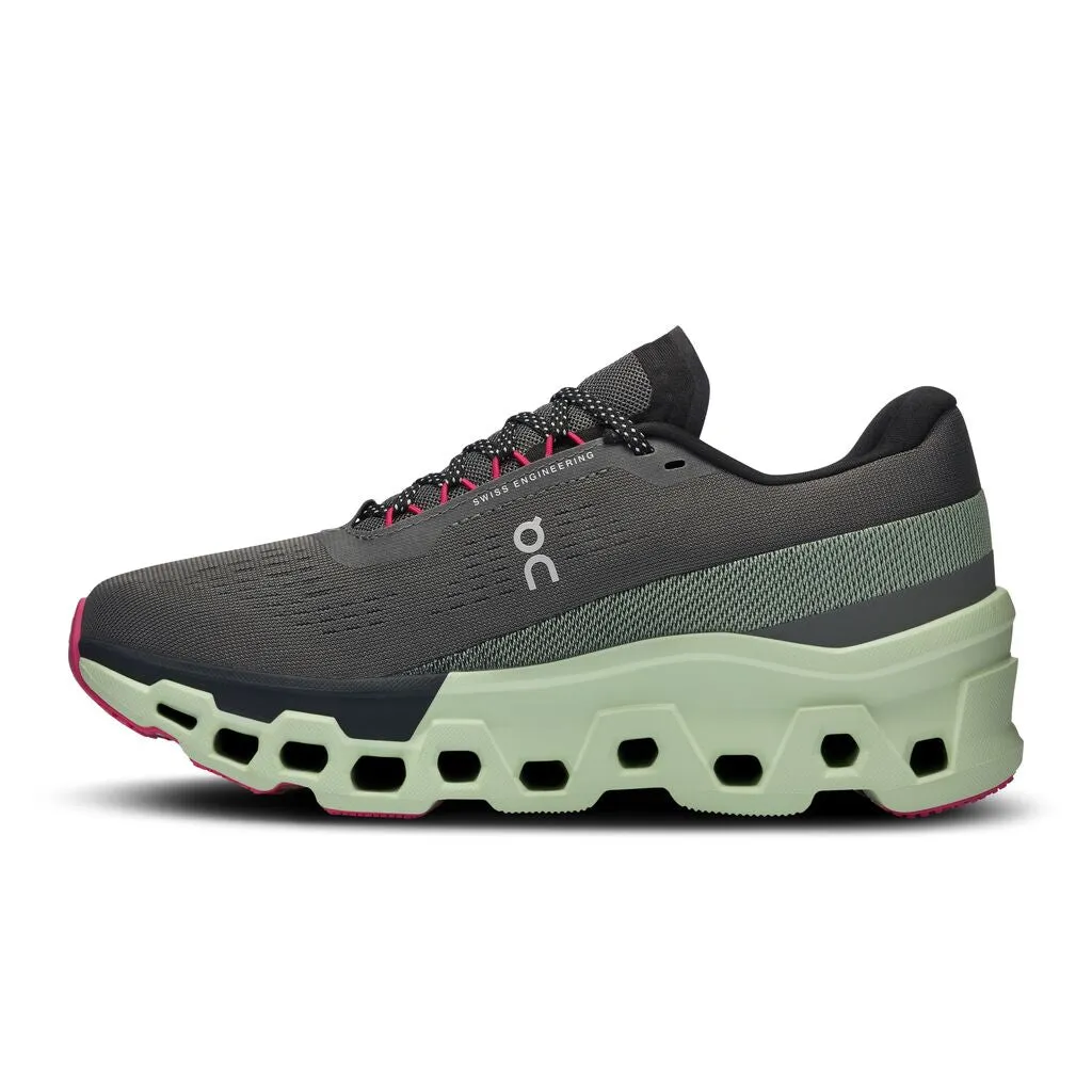 Women's On Cloudmonster 2 Running Shoe in Asphalt | Lima