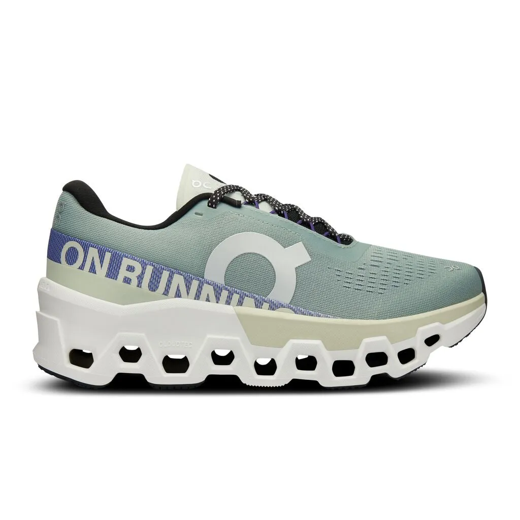 Women's On Cloudmonster 2 Running Shoe in Mineral | Aloe